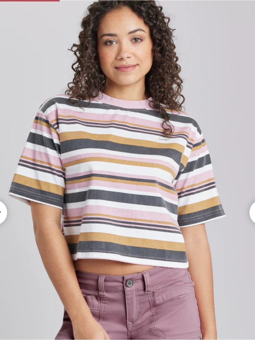 UNIONBAY Lewiston Throwback Stripe Tee, sz S